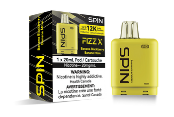 Spin Fizz X compatible Pod Banana Blackberry