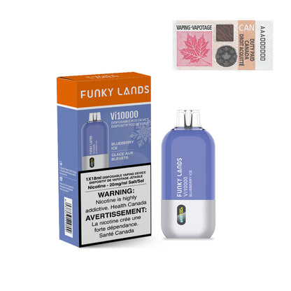[CLEARANCE] Funky Lands by ElfBar Vi10000 Rechargeable Disposable Vape 18ml