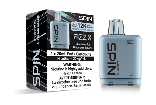 Spin Fizz X compatible Pod Blueberry Ice