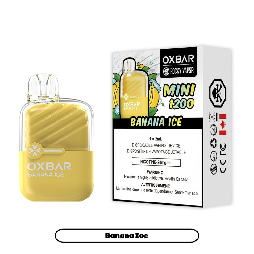 OXBAR X Rocky Vapor Mini 1200 Puff Disposable Vape