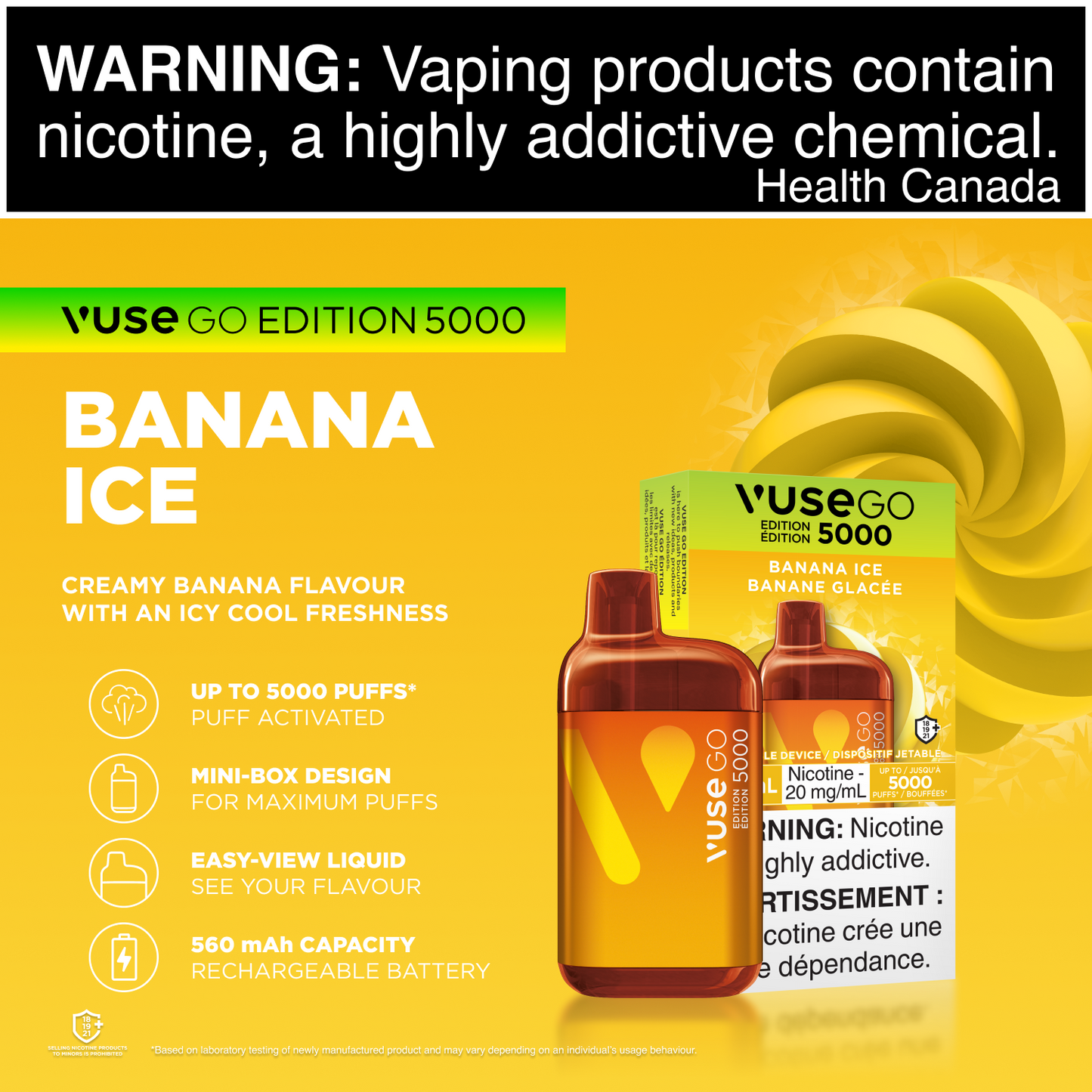 Vuse Go Edition 5000 - Banana Ice