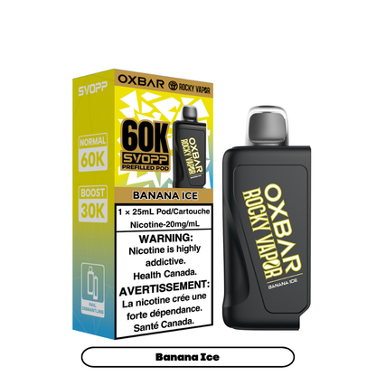 OXBAR x Rocky Vapor SVOPP 60K Puff Pods **Battery Included Special**