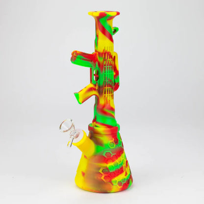 11" Multi-Colour Bazooka Silicone Detachable Water Bong