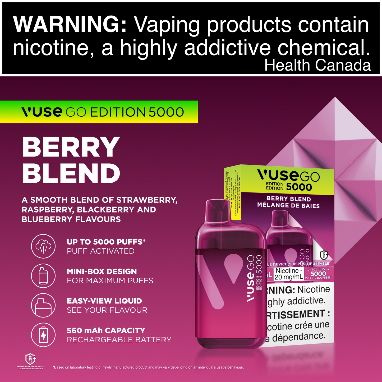 Vuse Go Edition 5000 - Berry Blend