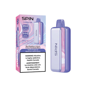 SPIN Fusion 20K Rechargeable Disposable Vape 20mL