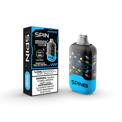 [CLEARANCE] SPIN 60K Rechargeable Disposable Vape 20mL