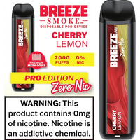 Breeze Pro Zero Nic Disposable 2000 Puff Vape 6ml