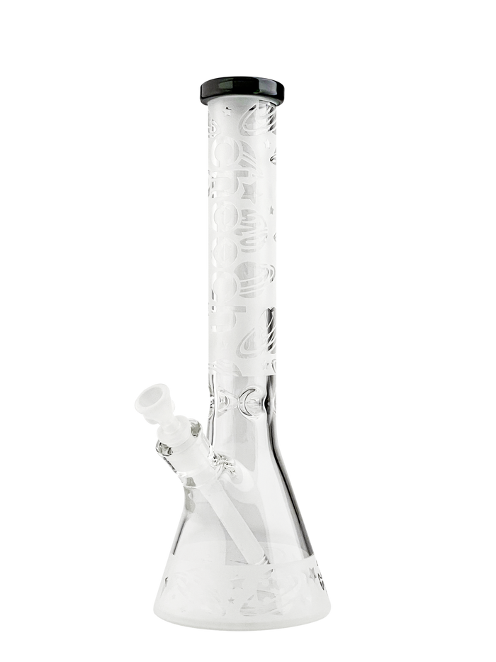 Cheech Glass 16” Sandblast Beaker Bong