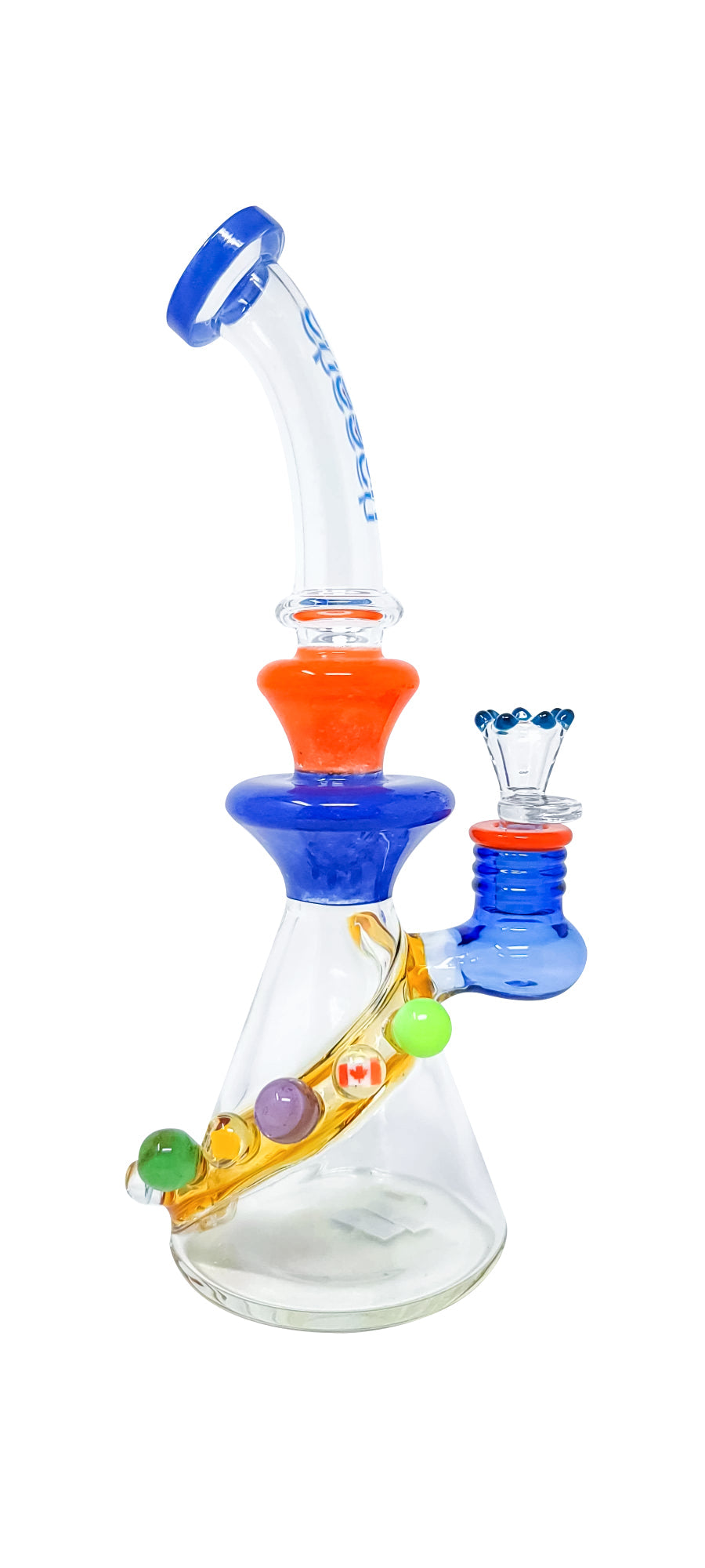 Cheech Glass 11" Marble Slide Rig