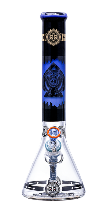 Cheech Glass 14” 7mm Protect the Crest Beaker Bong