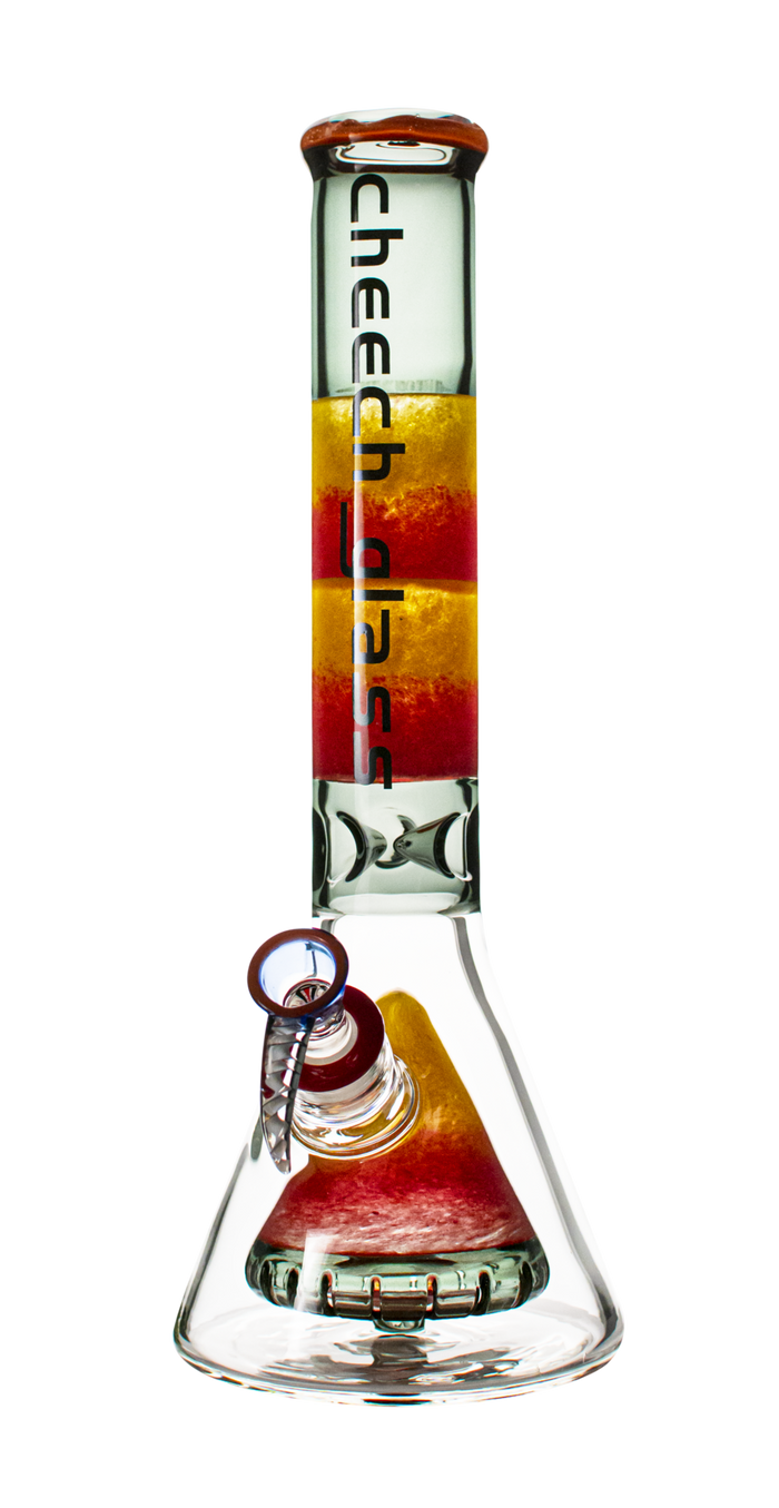 Cheech Glass 15” Cheech Frit Beaker in Beaker Bong