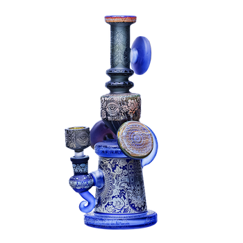 Cheech Glass 11” Protection Against the Evil Eye of Haters Rig/Bong