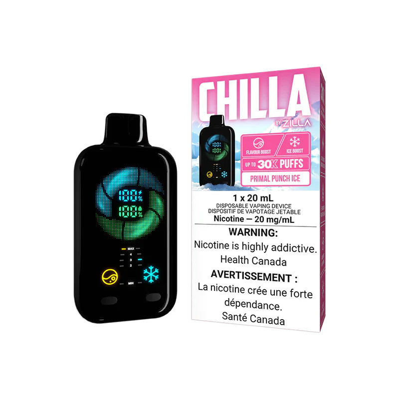 Zilla Chilla Rechargeable Disposable Vape 20mL