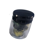 70mm 2-Part Glass Grinder w/ Storage Jar