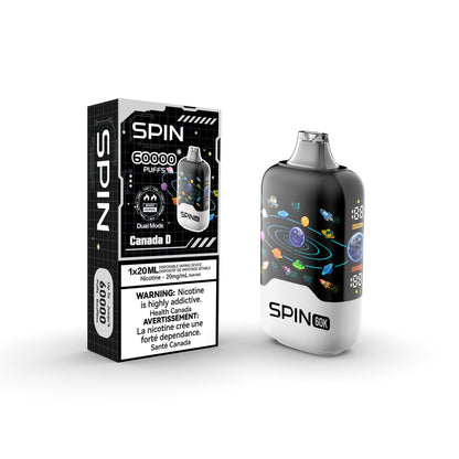 [CLEARANCE] SPIN 60K Rechargeable Disposable Vape 20mL
