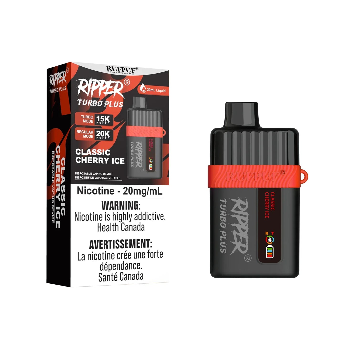 GCore Ripper Turbo PLUS 20k Puff Disposable Vape 20ml