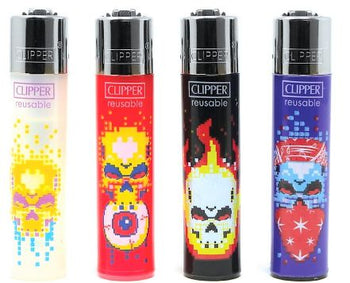 Briquet Clipper Skull 12