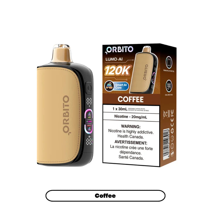 Orbito Lumo AI 120K Disposable Vape 30mL