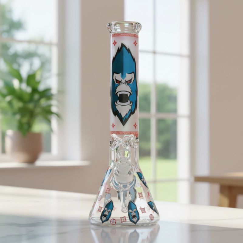 Xtreme 14″ Luxury Pattern 7mm Beaker Bong
