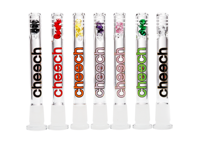 Cheech Glass 4,5″ Diamant Gems Tige descendante 14 mm