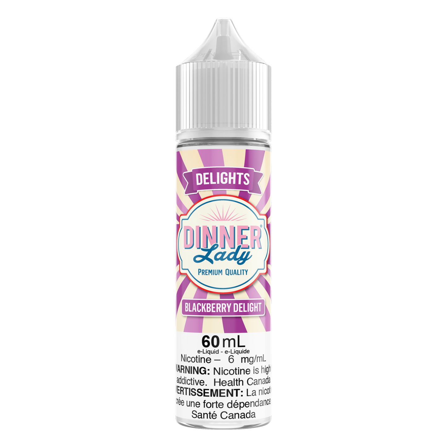 Dinner Lady E-liquid Blackberry Delight