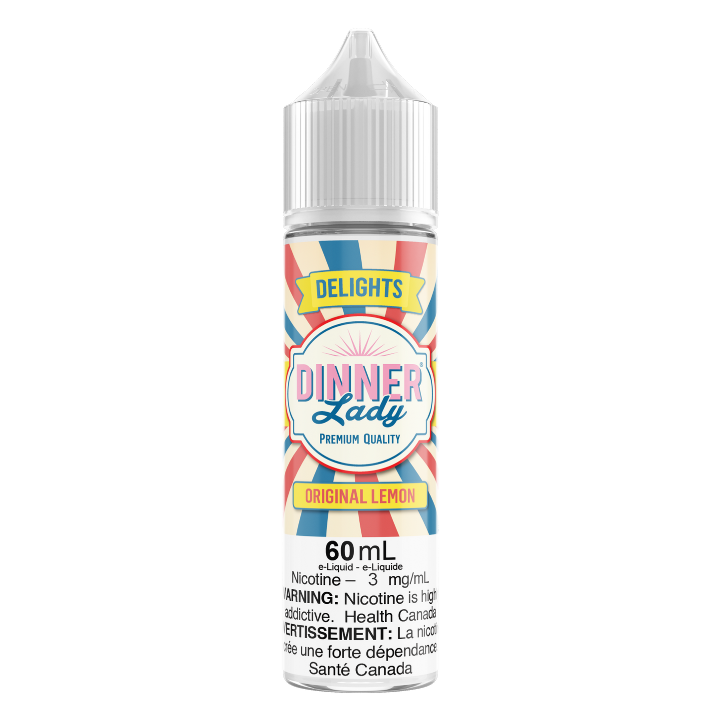 Dinner Lady E-liquid Original Lemon