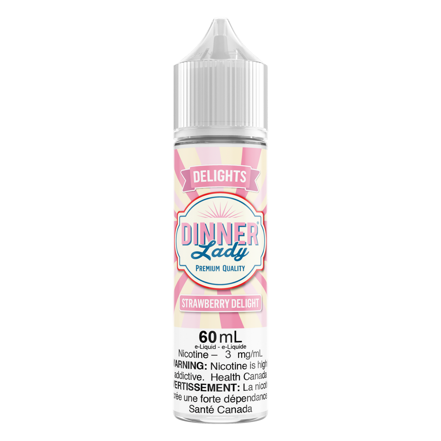 Dinner Lady E-liquid Strawberry Delight