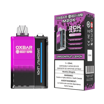 [CLEARANCE] OXBAR X Rocky Vapor M20K Puff Rechargeable Disposable Vape 20ml