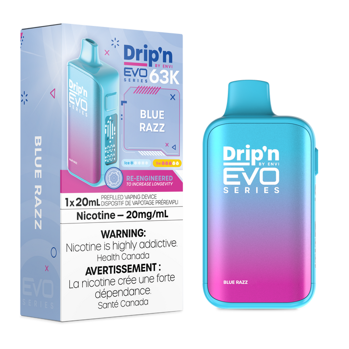 ENVI Drip'n EVO 63K Rechargeable Disposable Vape 20mL