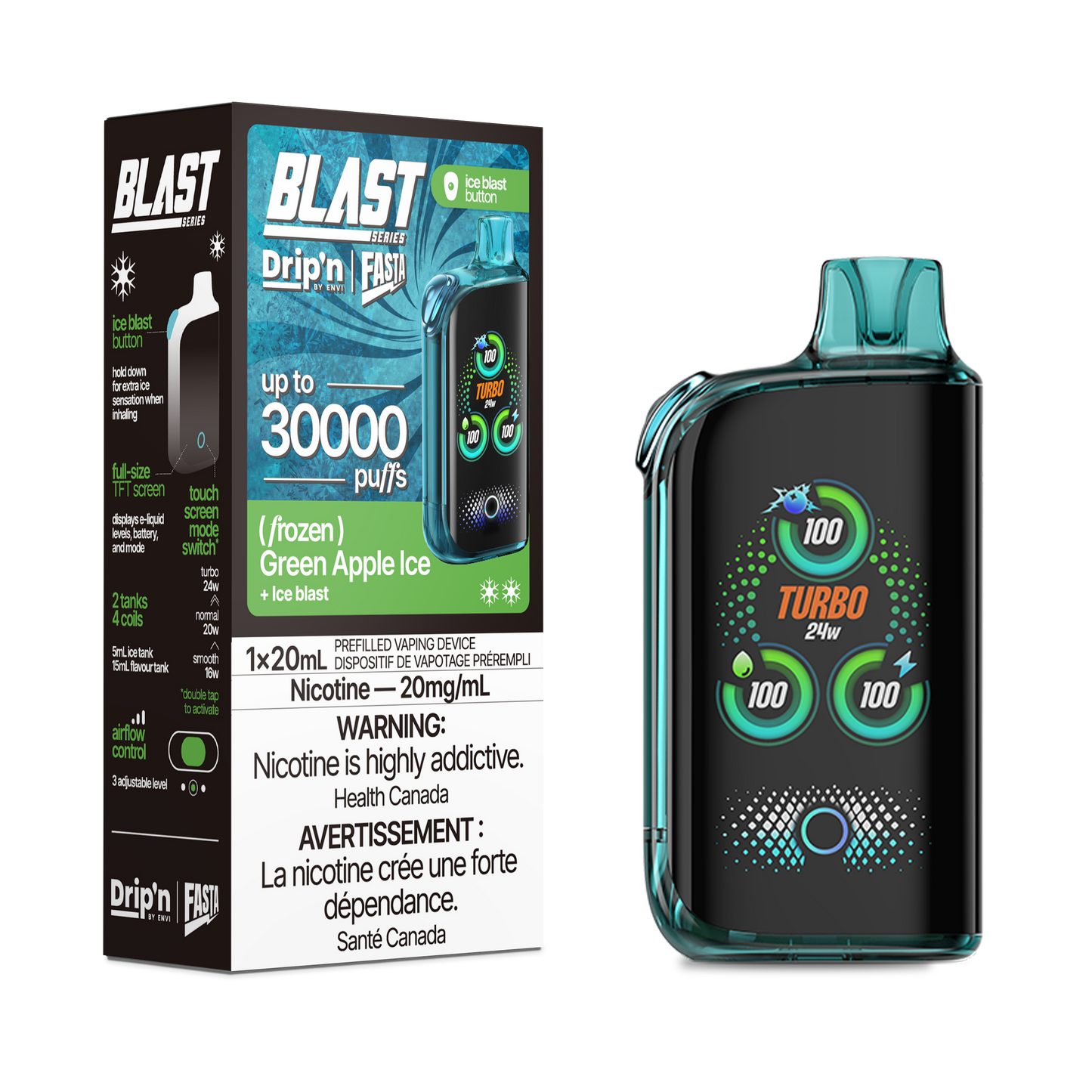 ENVI Drip'n X Fasta BLAST SERIES 30K 20mL Disposable Vape