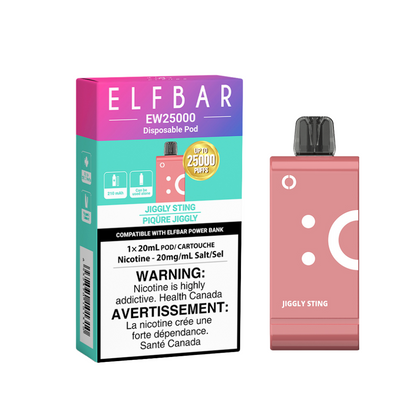 [CLEARANCE] Elf Bar EW25K Puff Disposable Replacement Pod **Battery Included**