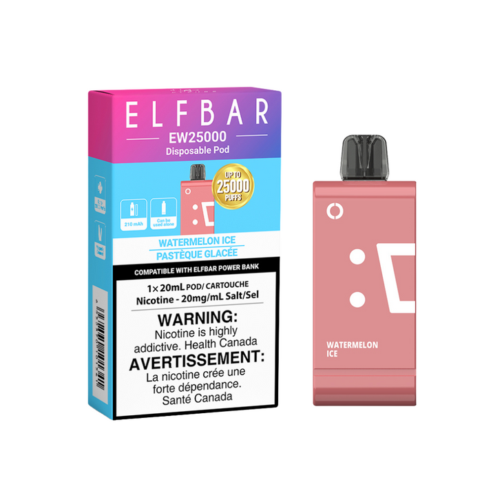 Elf Bar EW25K Puff Disposable Replacement Pod  *No charge battery Included*