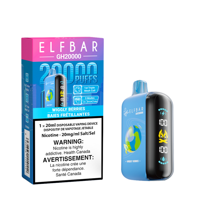 ELF Bar Rechargeable Disposable Vape GH20000 Puff Elfbar 20ml