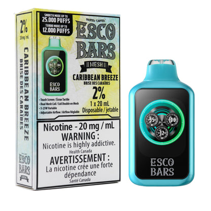 [CLEARANCE] Esco Bars Rechargeable Disposable Vape 20mL