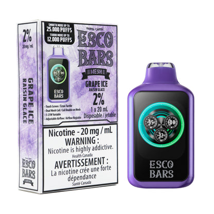 [CLEARANCE] Esco Bars Rechargeable Disposable Vape 20mL