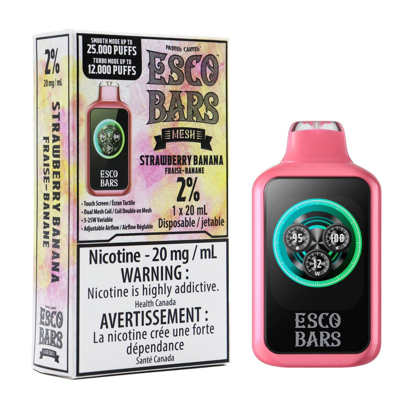Esco Bars Rechargeable Disposable Vape 20mL