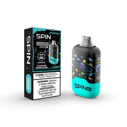 [CLEARANCE] SPIN 60K Rechargeable Disposable Vape 20mL