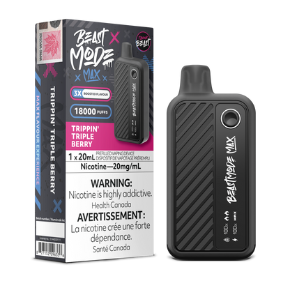 Flavour Beast Mode MAX 18000 Puff Disposable Vape Trippin Triple Berry