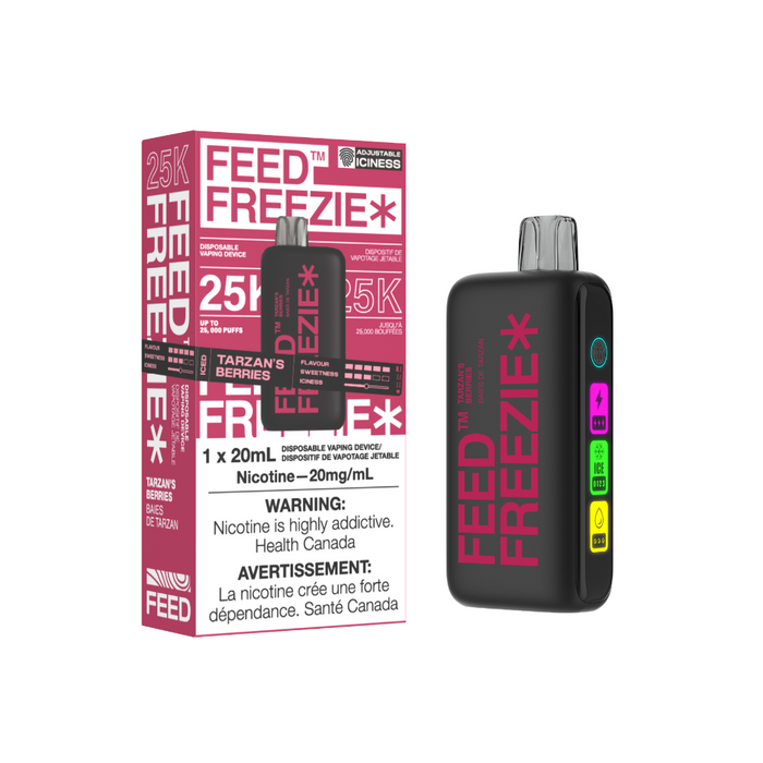 FEED Freezie 25k Puff Vape jetable rechargeable 20 ml