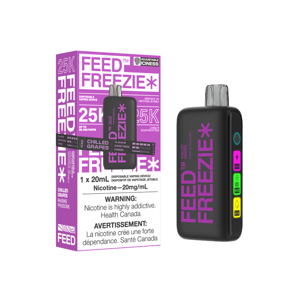 [CLEARANCE] FEED Freezie 25k Puff Rechargeable Disposable Vape 20ml