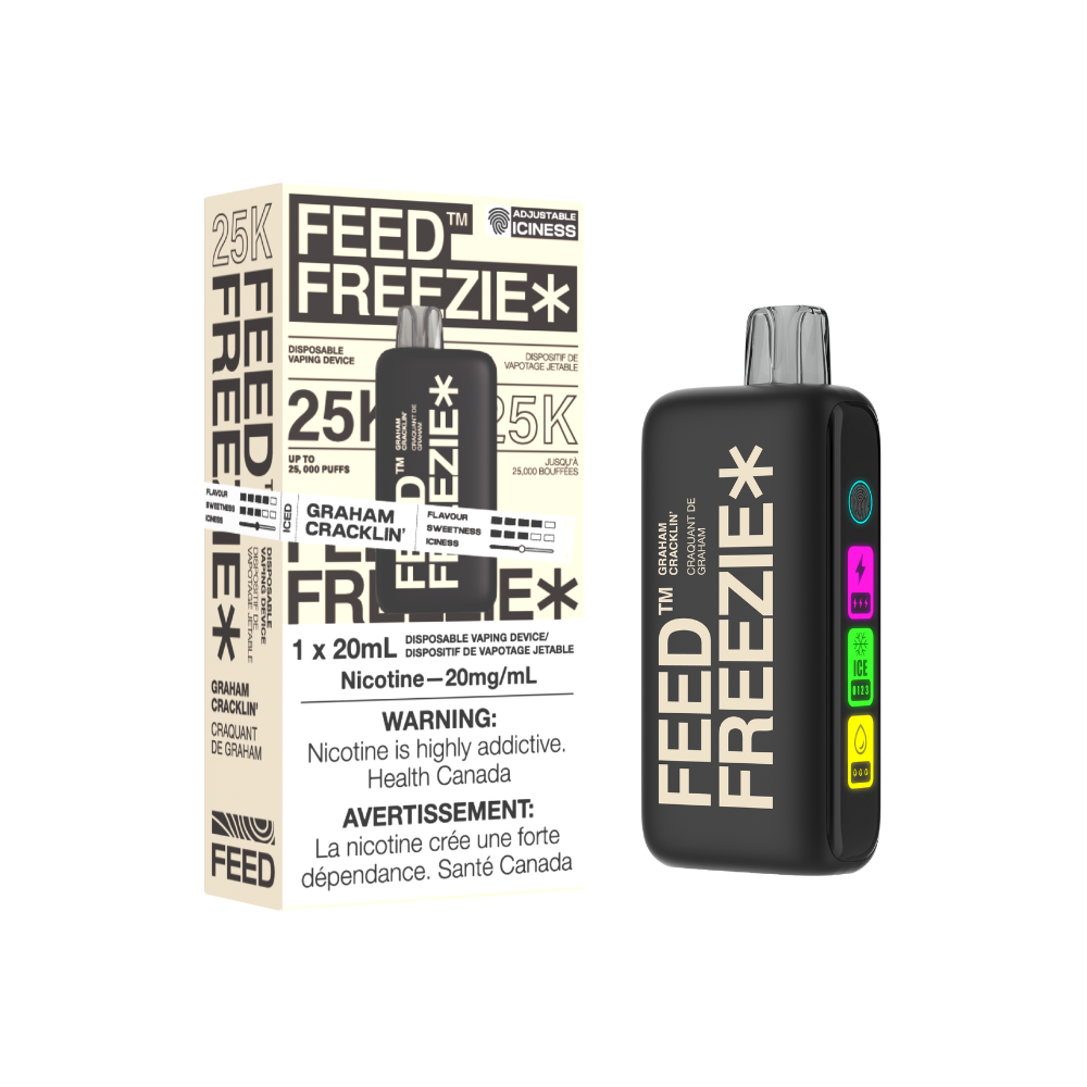[CLEARANCE] FEED Freezie 25k Puff Rechargeable Disposable Vape 20ml