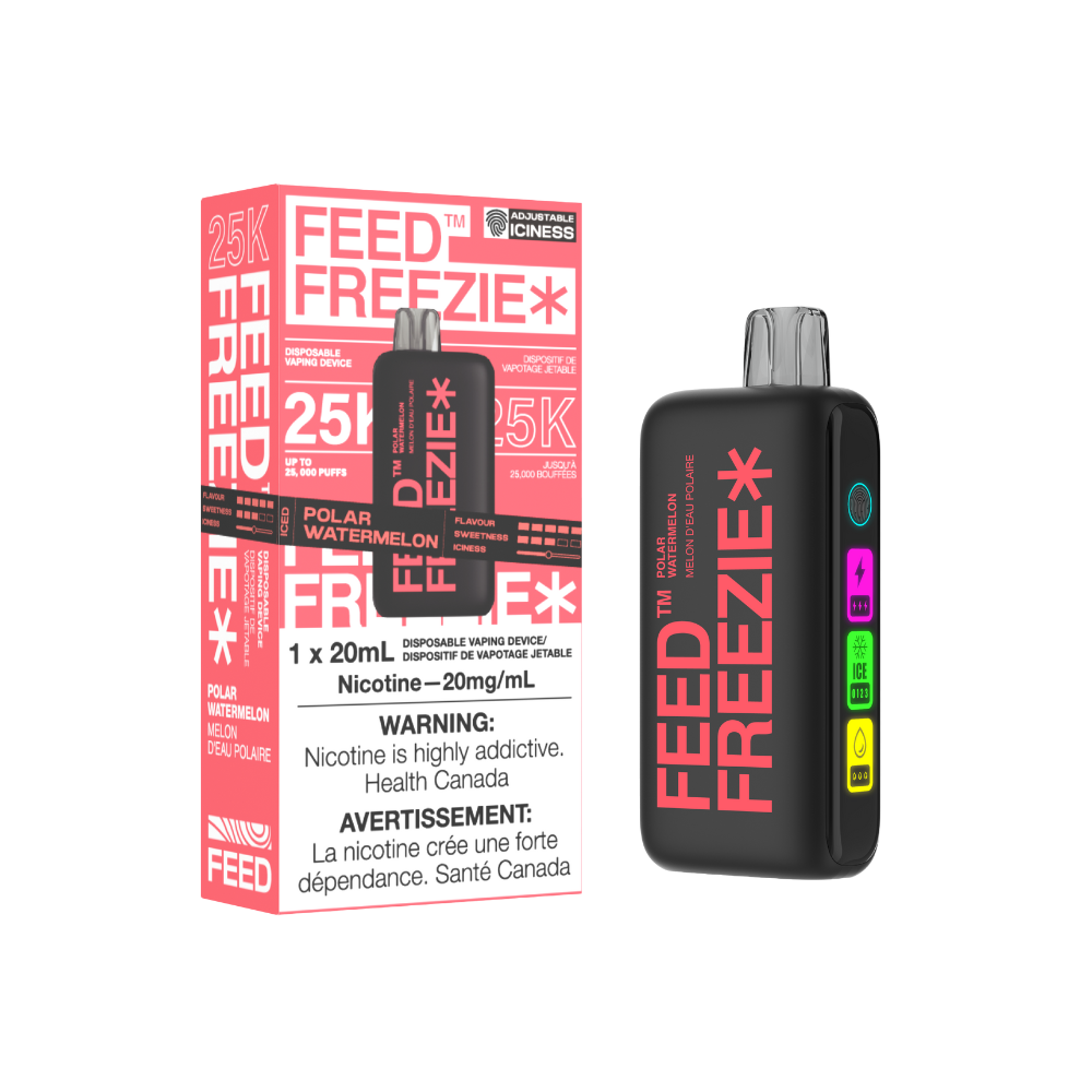 [CLEARANCE] FEED Freezie 25k Puff Rechargeable Disposable Vape 20ml