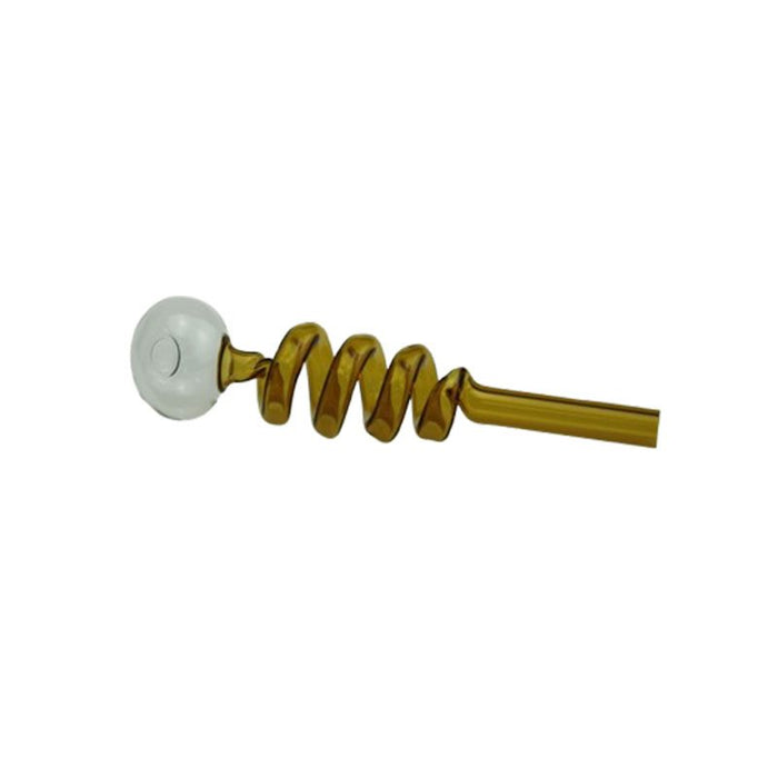 6″ Scrawl Glass Bubble Pipe