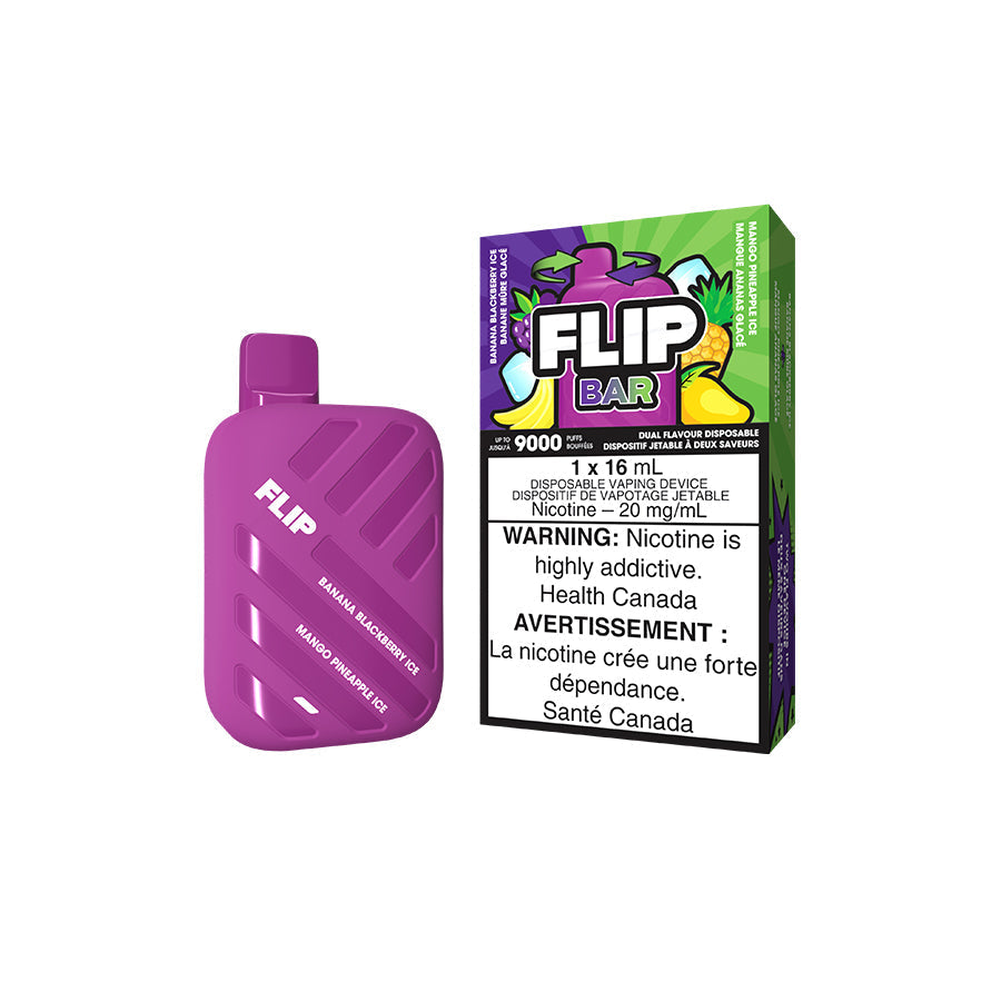 Flip Bar jetable 2 en 1 9000 bouffées rechargeables 16 ml