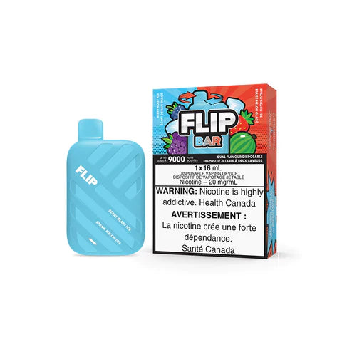 Flip Bar jetable 2 en 1 9000 bouffées rechargeables 16 ml