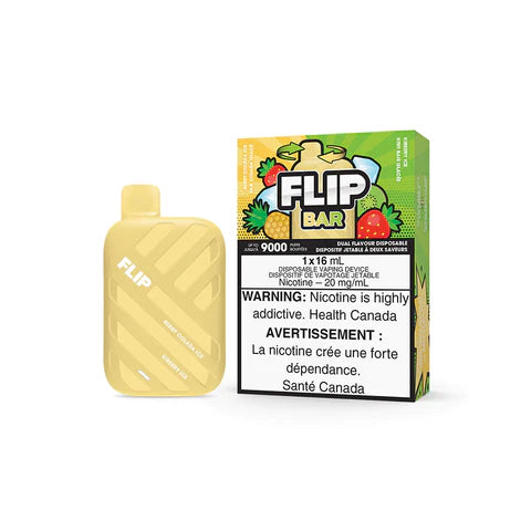 Flip Bar jetable 2 en 1 9000 bouffées rechargeables 16 ml