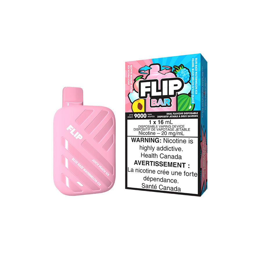 Flip Bar jetable 2 en 1 9000 bouffées rechargeables 16 ml