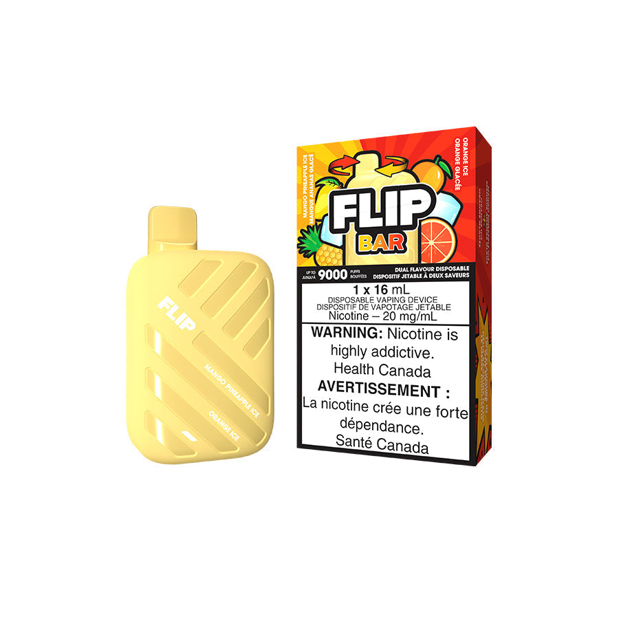 Flip Bar jetable 2 en 1 9000 bouffées rechargeables 16 ml