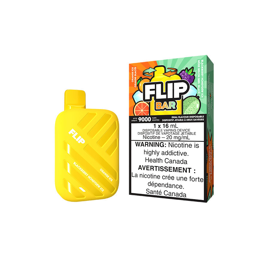 Flip Bar jetable 2 en 1 9000 bouffées rechargeables 16 ml