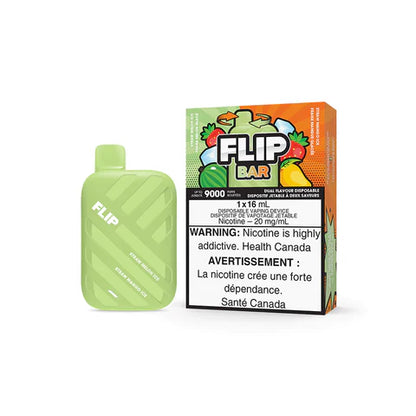 Flip Bar jetable 2 en 1 9000 bouffées rechargeables 16 ml